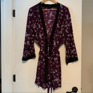 Floral Kimono-Style Robe